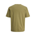 JACK & JONES PLUS Norrebro Broderet T-shirt - Olive Drab