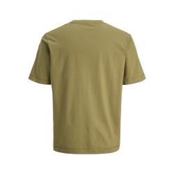 JACK & JONES PLUS Norrebro Broderet T-shirt - Olive Drab