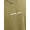JACK & JONES PLUS Norrebro Broderet T-shirt - Olive Drab
