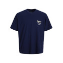 JACK & JONES JUNIOR Norrebro Typo T-shirt - Ocean Cavern