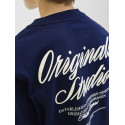 JACK & JONES JUNIOR Norrebro Typo T-shirt - Ocean Cavern