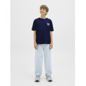 JACK & JONES JUNIOR Norrebro Typo T-shirt - Ocean Cavern