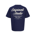 JACK & JONES JUNIOR Norrebro Typo T-shirt - Ocean Cavern