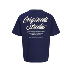 JACK & JONES JUNIOR Norrebro Typo T-shirt - Ocean Cavern