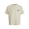 JACK & JONES JUNIOR Norrebro Typo T-shirt - Antique White