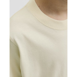 JACK & JONES JUNIOR Norrebro Typo T-shirt - Antique White