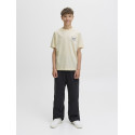 JACK & JONES JUNIOR Norrebro Typo T-shirt - Antique White