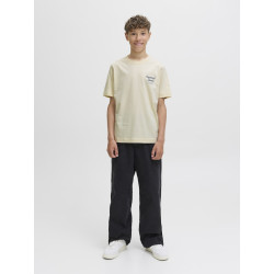 JACK & JONES JUNIOR Norrebro Typo T-shirt - Antique White