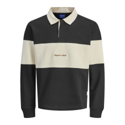 JACK & JONES Norrebro Blocking Polo - Sort