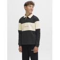 JACK & JONES Norrebro Blocking Polo - Sort