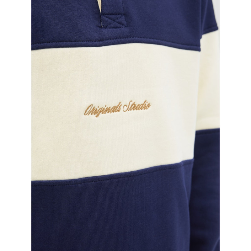 JACK & JONES Norrebro Blocking Polo - Ocean Cavern