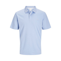 JACK & JONES PREMIUM Crodney S/S Polo - Chambray Blue