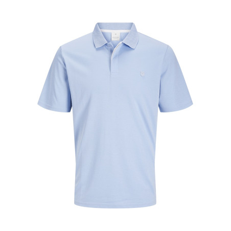 JACK & JONES PREMIUM Crodney S/S Polo - Chambray Blue