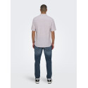 ONLY & SONS Caiden S/S Hør Skjorte - Nirvana