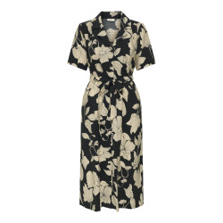 JDY Troya Midi Skjortekjole - Sort