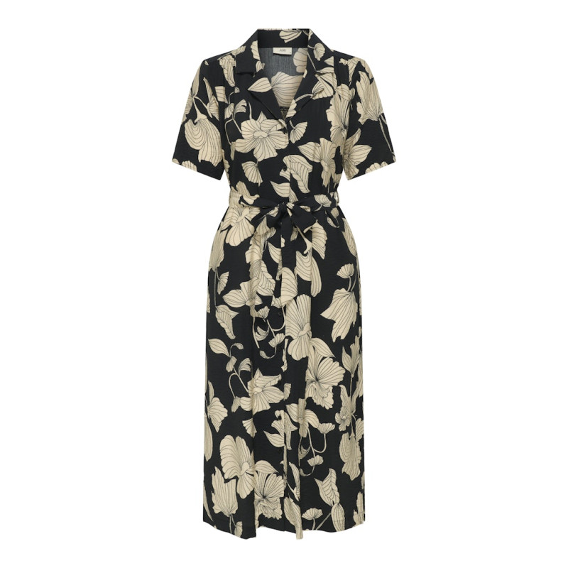 JDY Troya Midi Skjortekjole - Sort