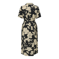 JDY Troya Midi Skjortekjole - Sort