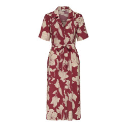 JDY Troya Midi Skjortekjole - Cabernet