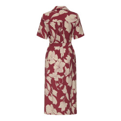 JDY Troya Midi Skjortekjole - Cabernet