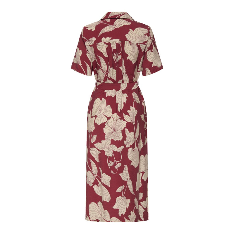 JDY Troya Midi Skjortekjole - Cabernet