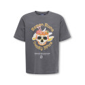 ONLY & SONS JUNIOR Fred Tonkotsu T-shirt - Blackened Pearl
