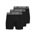 JACK & JONES PLUS Solid 3-Pak Boxershorts - Sort