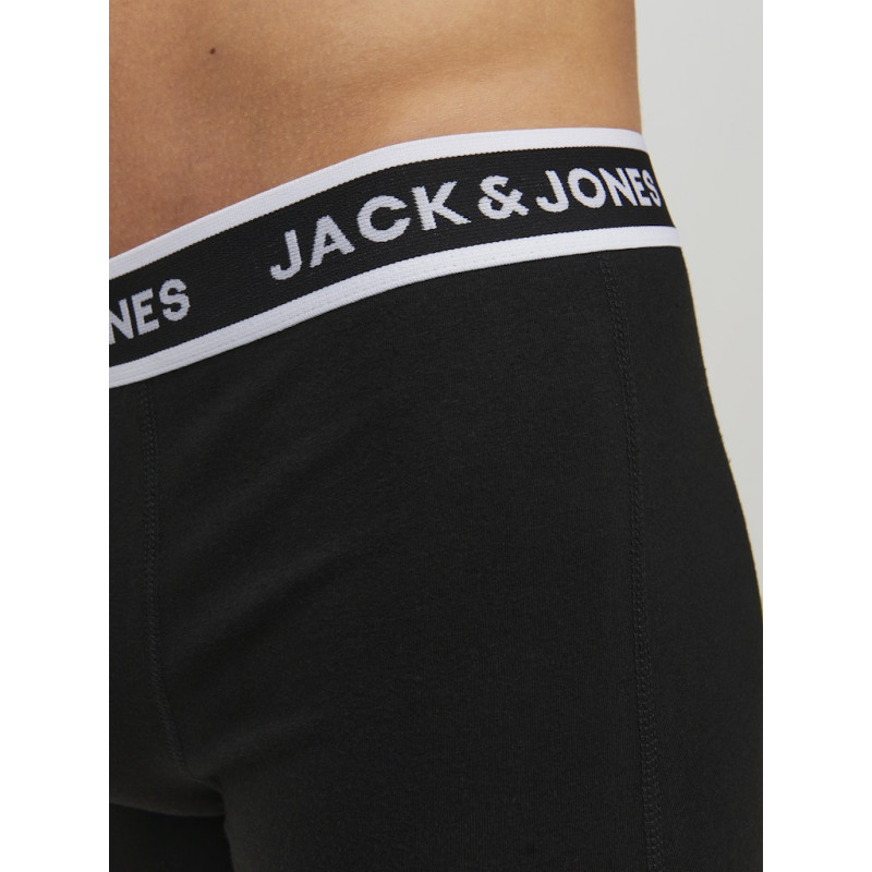 JACK & JONES PLUS Solid 3-Pak Boxershorts - Sort