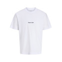 JACK & JONES JUNIOR Norrebro Broderet T-shirt - Bright White