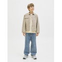 JACK & JONES JUNIOR Norrebro Broderet T-shirt - Antique White