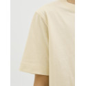 JACK & JONES JUNIOR Norrebro Broderet T-shirt - Antique White