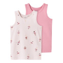 NAME IT MINI Tank Ballarina 2-Pak Undertrøje - Pearl
