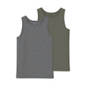 NAME IT KIDS Tank 2-Pak Undertrøje - Tea Leaf