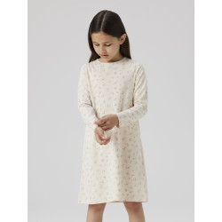NAME IT KIDS Nightgown Flower Natkjole - Turtledove