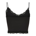 ONLY Vicky Blonde Crop Top - Sort