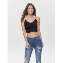 ONLY Vicky Blonde Crop Top - Sort
