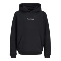 JACK & JONES JUNIOR Norrebro Broderet Hoodie - Sort