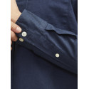 JACK & JONES PLUS Lubrook Oxford L/S Skjorte - Navy Blazer