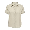 ONLY CARMAKOMA Coco 2/4 Skjorte - Feather Gray