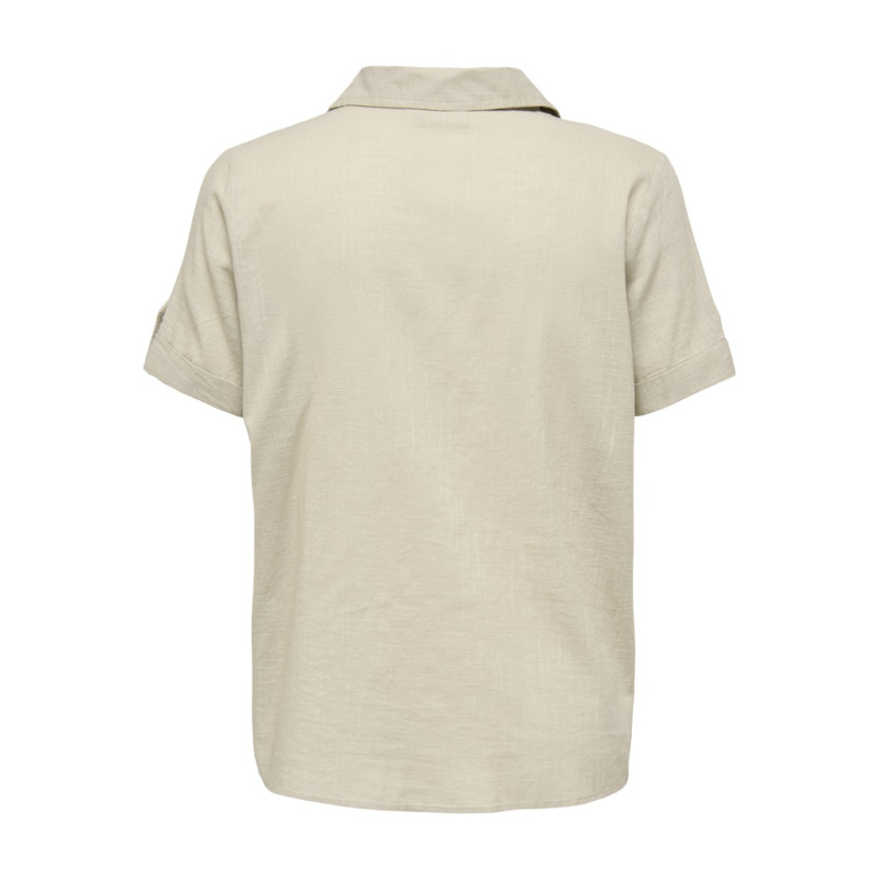 ONLY CARMAKOMA Coco 2/4 Skjorte - Feather Gray