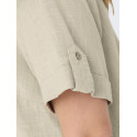 ONLY CARMAKOMA Coco 2/4 Skjorte - Feather Gray