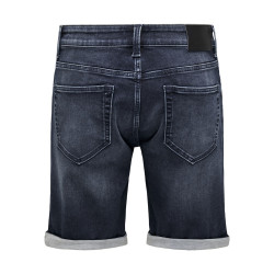 ONLY & SONS Ply Jog Denim Shorts - Dark Blue Denim