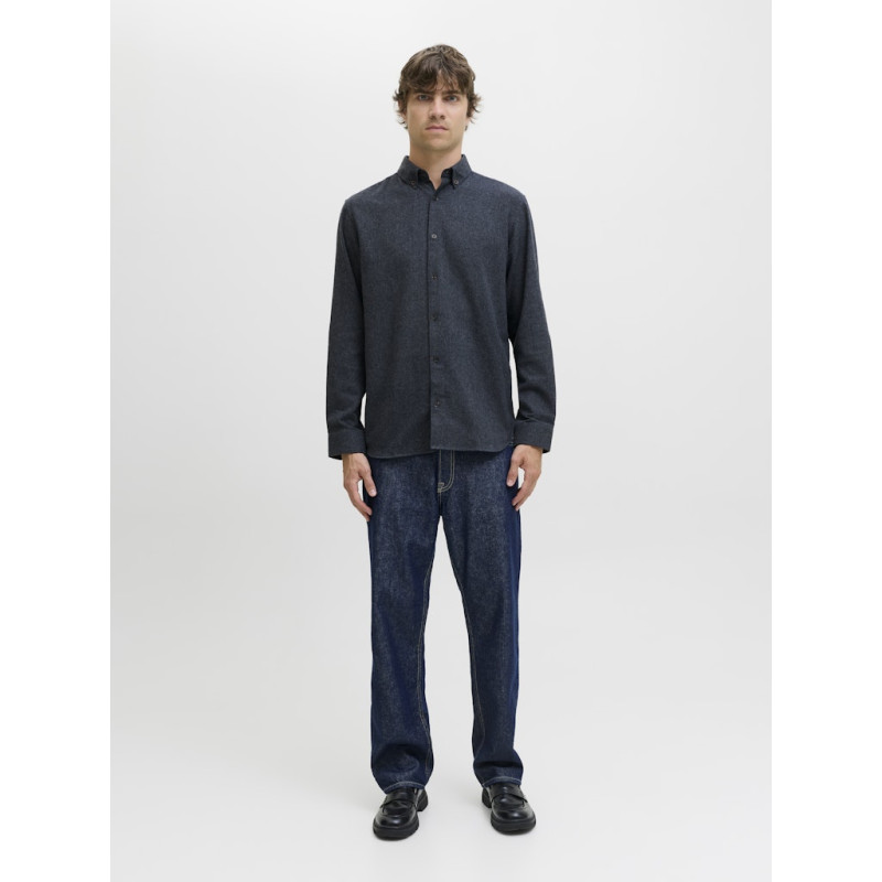 JJ REBEL Bike Melange Skjorte - Sky Captain