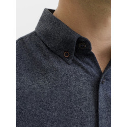 JJ REBEL Bike Melange Skjorte - Sky Captain