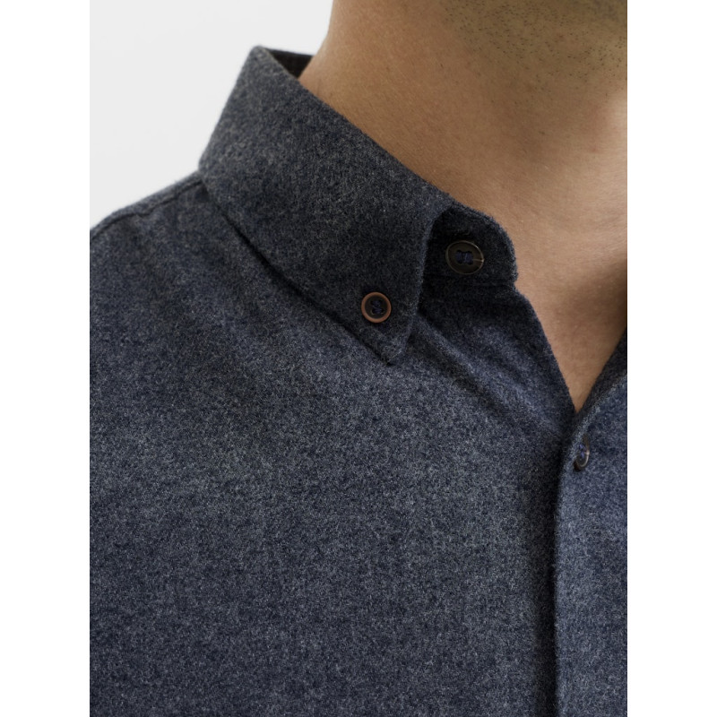 JJ REBEL Bike Melange Skjorte - Sky Captain