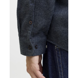 JJ REBEL Bike Melange Skjorte - Sky Captain