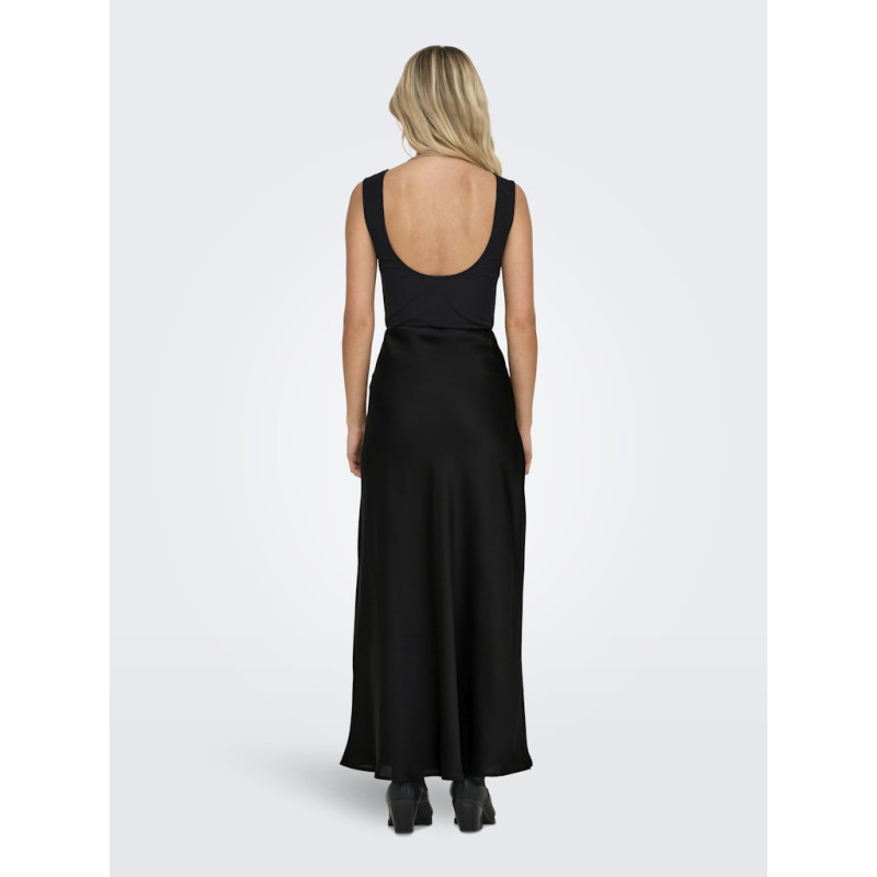 ONLY Chico Satin Maxi Nederdel - Sort