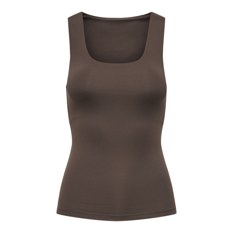 ONLY Ea Vendbar Top - Seal Brown