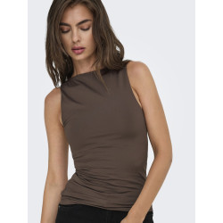 ONLY Ea Vendbar Top - Seal Brown