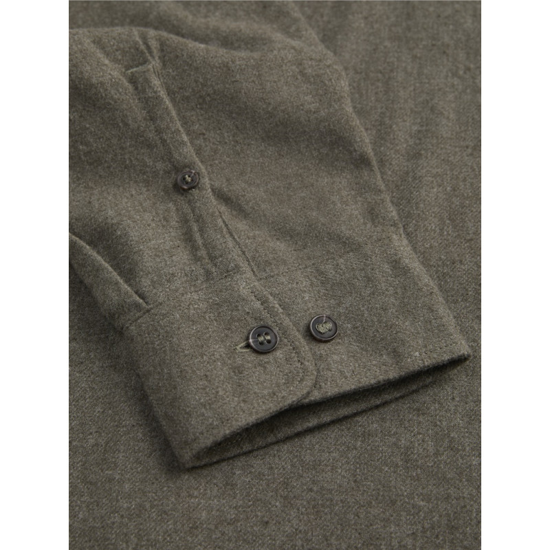 JJ REBEL Bike Melange Skjorte - Forest Night