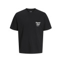 JACK & JONES Norrebro Typo T-shirt - Sort